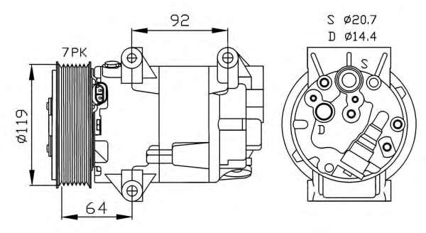 Компрессор, кондиционер
