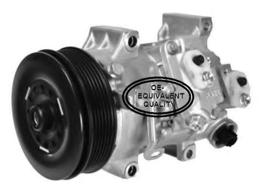 Компрессор кондиционера Toyota Auris 07-12/Corolla 06-14/Avensis 1.6/1.8/2.0 08-18