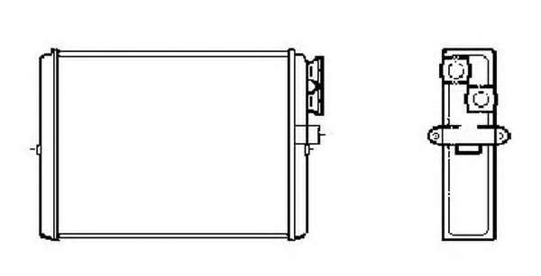 Радиатор печки Volvo S60/S80/V70/XC70/XC90 00-14