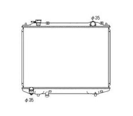 Радиатор охлаждения Ford Ranger 2.5TD/2.9D 99-06/Mazda B-serie 99-06