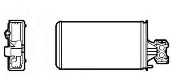 Радиатор печки Iveco Eurocargo 91-