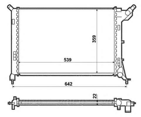 Радиатор, охлаждение двигателя