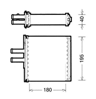 Теплообменник, отопление салона