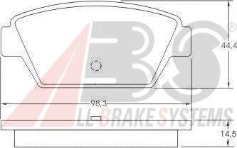 Комплект тормозных колодок, дисковый тормоз