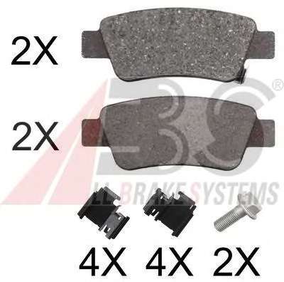 Комплект тормозных колодок, дисковый тормоз