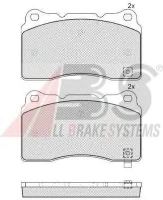 Комплект тормозных колодок, дисковый тормоз