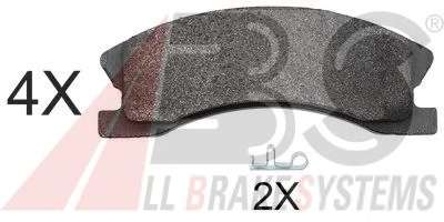 Комплект тормозных колодок, дисковый тормоз