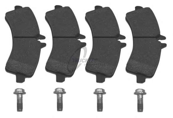Комплект тормозных колодок, дисковый тормоз