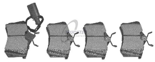 Комплект тормозных колодок, дисковый тормоз
