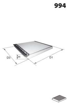 Фильтр, воздух во внутренном пространстве