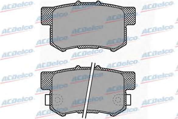 Комплект тормозных колодок, дисковый тормоз