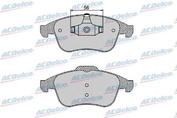 Комплект тормозных колодок, дисковый тормоз
