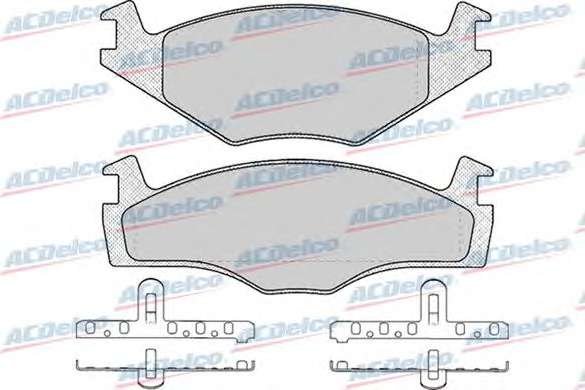 Комплект тормозных колодок, дисковый тормоз