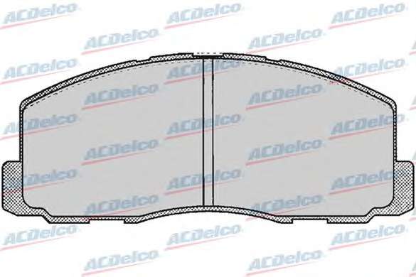 Комплект тормозных колодок, дисковый тормоз