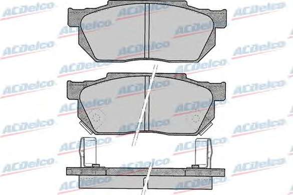 Комплект тормозных колодок, дисковый тормоз
