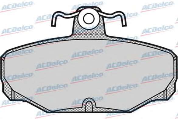 Комплект тормозных колодок, дисковый тормоз