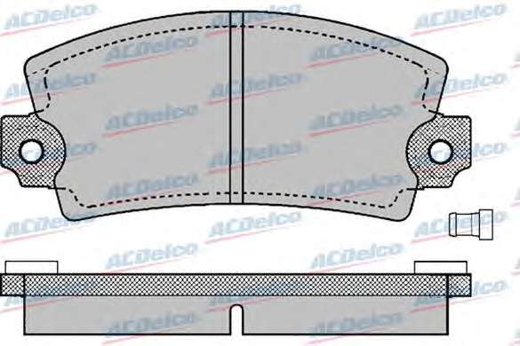 Комплект тормозных колодок, дисковый тормоз