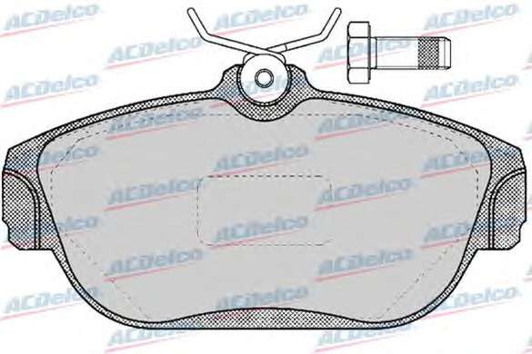 Комплект тормозных колодок, дисковый тормоз
