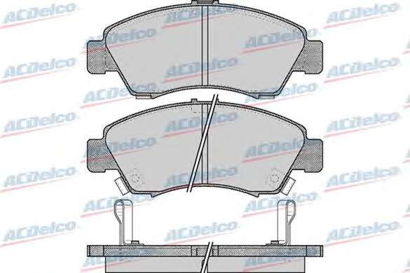 Комплект тормозных колодок, дисковый тормоз