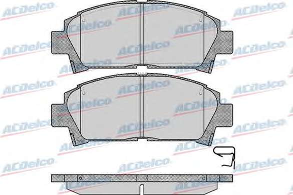 Комплект тормозных колодок, дисковый тормоз