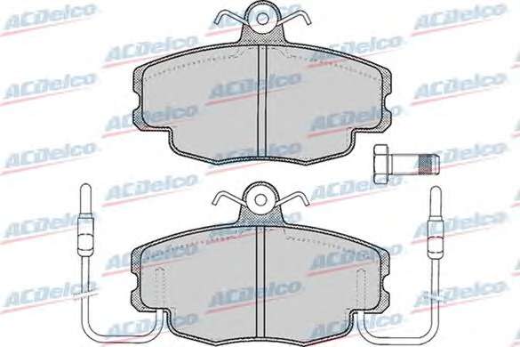 Комплект тормозных колодок, дисковый тормоз