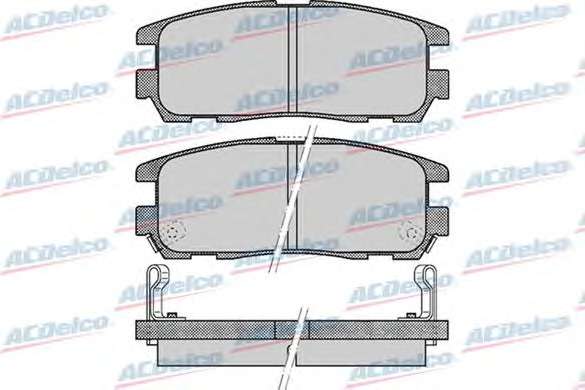 Комплект тормозных колодок, дисковый тормоз