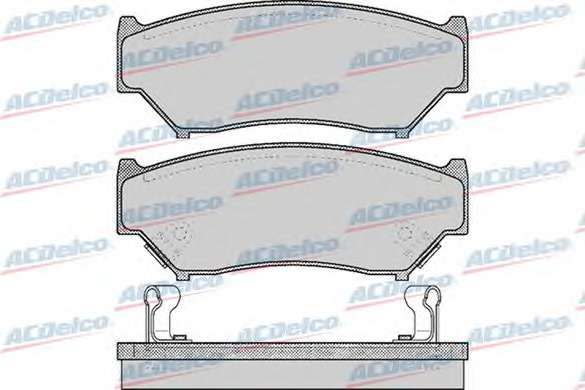Комплект тормозных колодок, дисковый тормоз