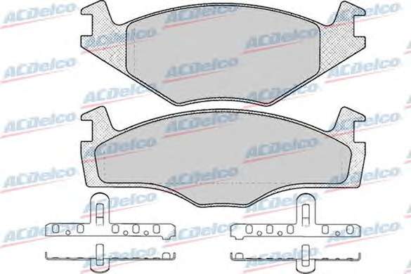 Комплект тормозных колодок, дисковый тормоз