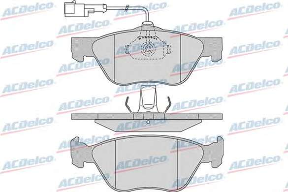 Комплект тормозных колодок, дисковый тормоз