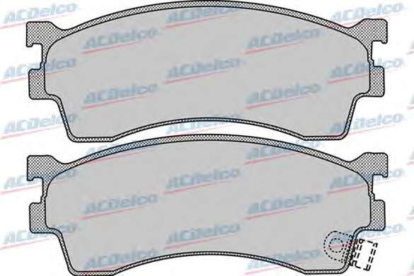 Комплект тормозных колодок, дисковый тормоз