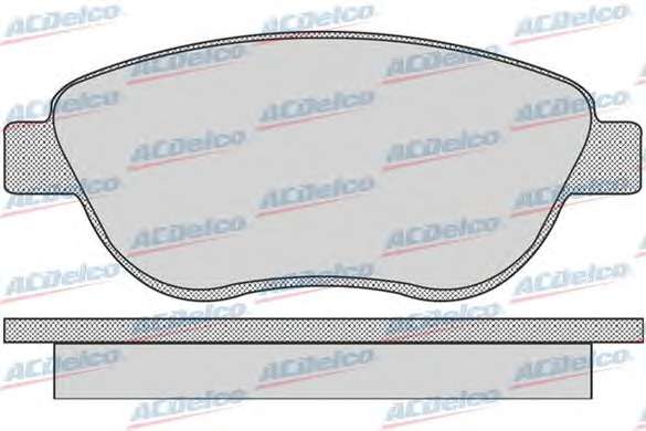 Комплект тормозных колодок, дисковый тормоз