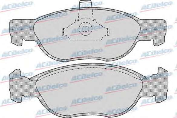 Комплект тормозных колодок, дисковый тормоз