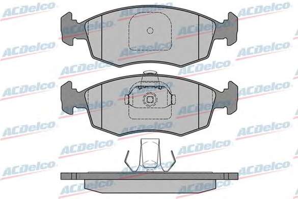 Комплект тормозных колодок, дисковый тормоз
