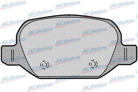 Комплект тормозных колодок, дисковый тормоз