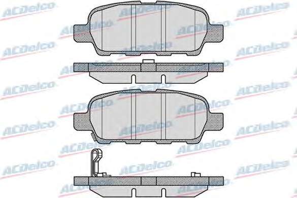 Комплект тормозных колодок, дисковый тормоз