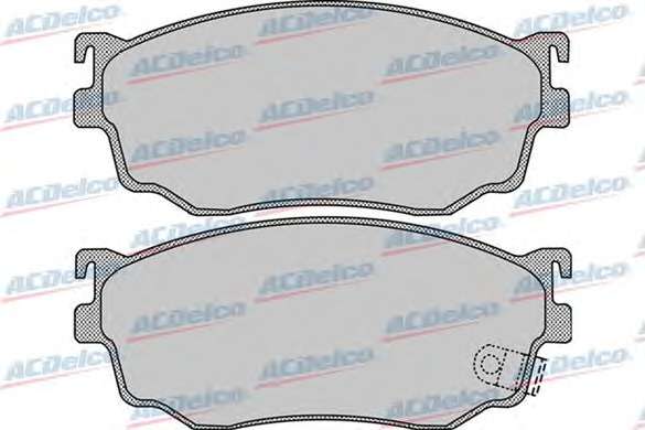 Комплект тормозных колодок, дисковый тормоз