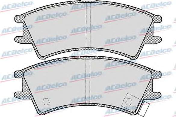 Комплект тормозных колодок, дисковый тормоз