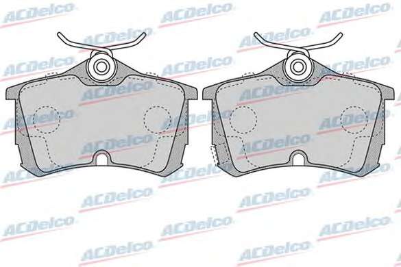 Комплект тормозных колодок, дисковый тормоз