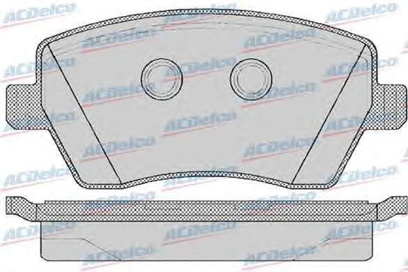 Комплект тормозных колодок, дисковый тормоз