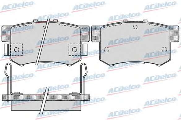 Комплект тормозных колодок, дисковый тормоз