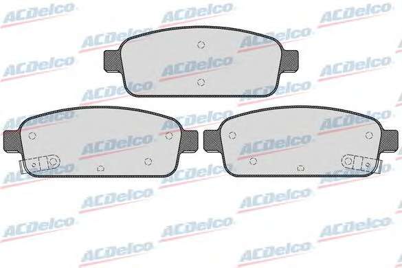 Комплект тормозных колодок, дисковый тормоз