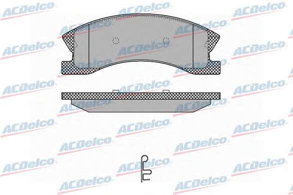 Комплект тормозных колодок, дисковый тормоз