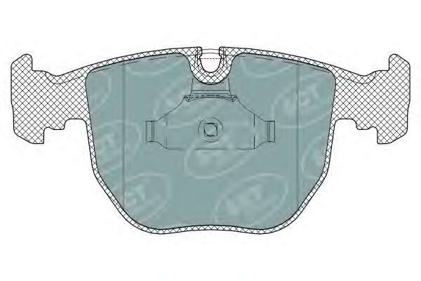 Комплект тормозных колодок, дисковый тормоз