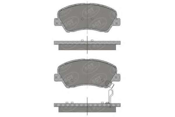 Комплект тормозных колодок, дисковый тормоз
