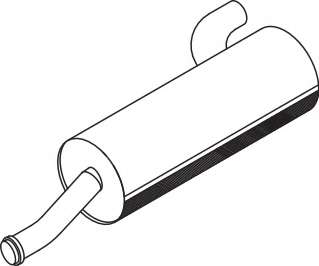 Средний / конечный глушитель ОГ