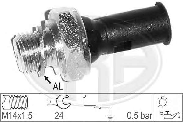 Датчик тиску оливи