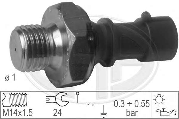 Датчик тиску оливи