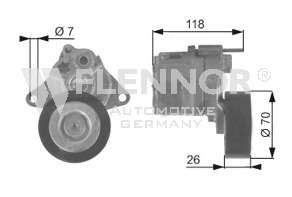 Натяжная планка, поликлиновой ремень