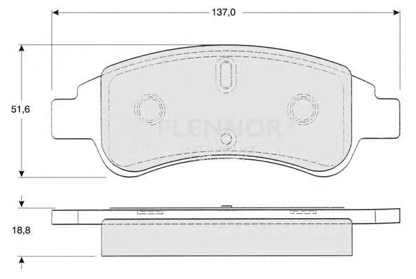 Комплект тормозных колодок, дисковый тормоз