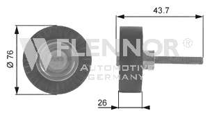Натяжной ролик, поликлиновой ремень